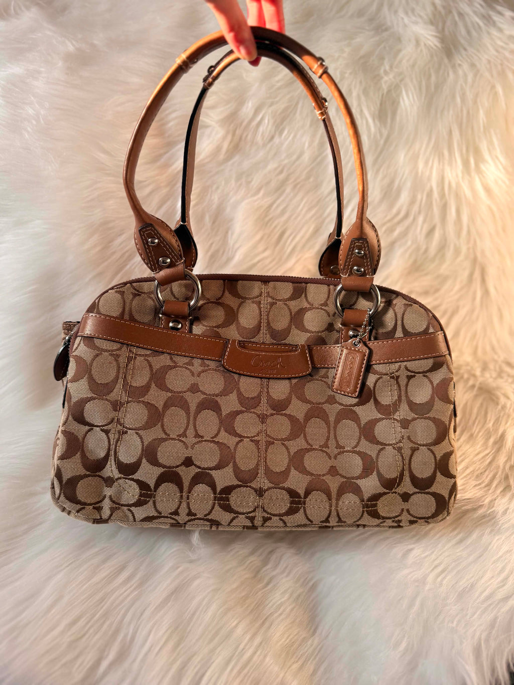 Coach Penelope Signature Canvas