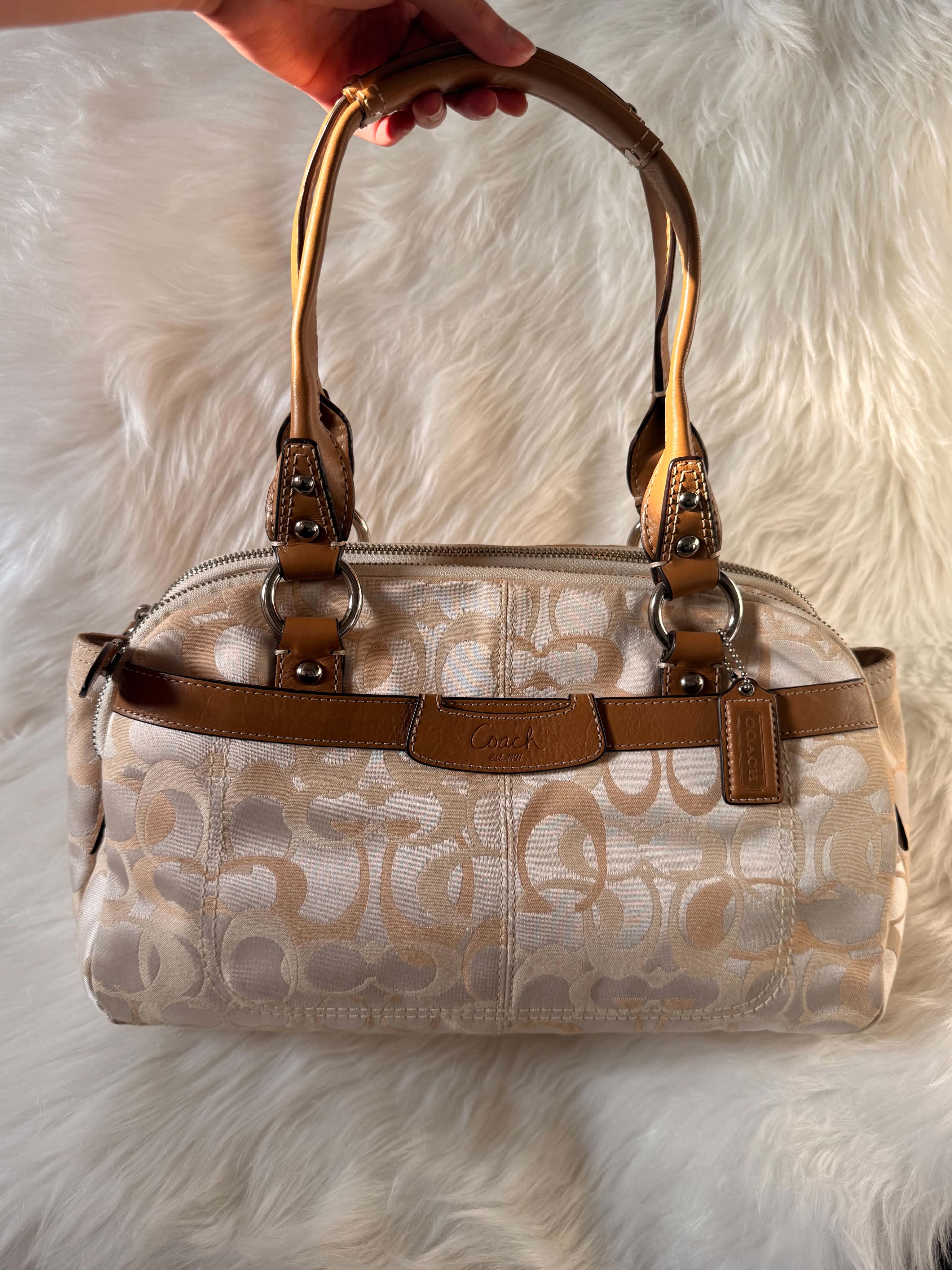Coach Penelope Signature Canvas Satchel