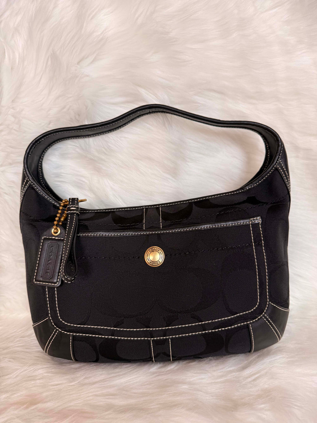 Coach Ergo Hobo Shoulder Bag with Gold Hardware