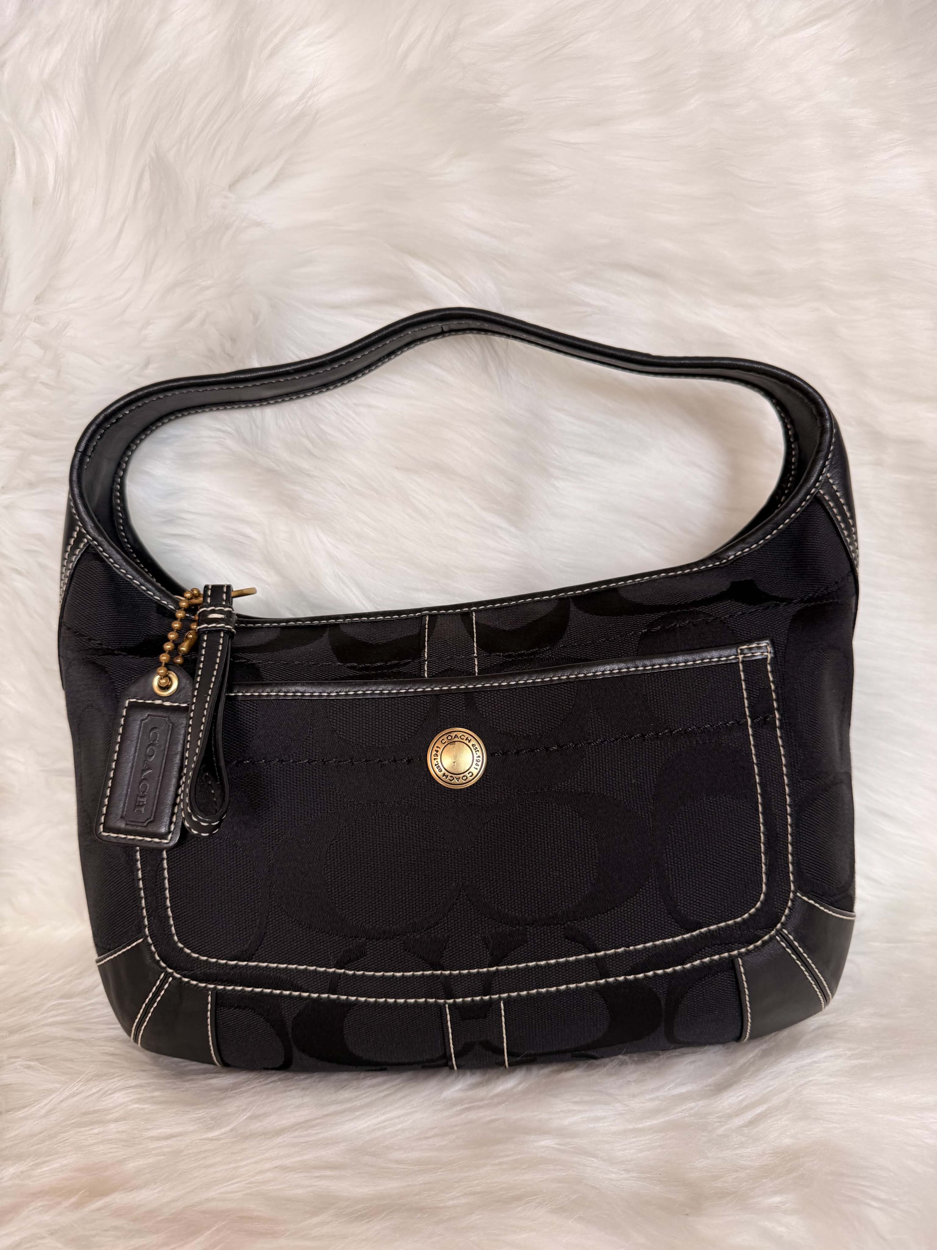 Coach Ergo Hobo Shoulder Bag with Gold Hardware