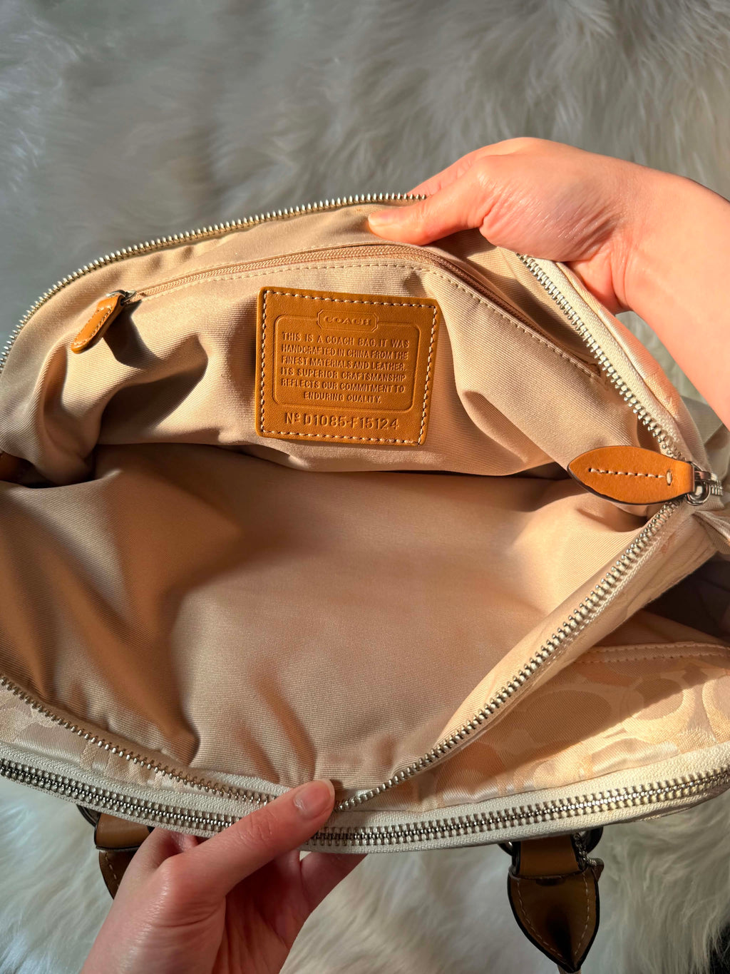 Coach Penelope Signature Canvas Satchel
