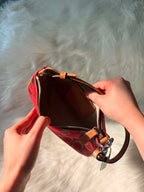 Coach Red Demi Mini Shoulder Bag