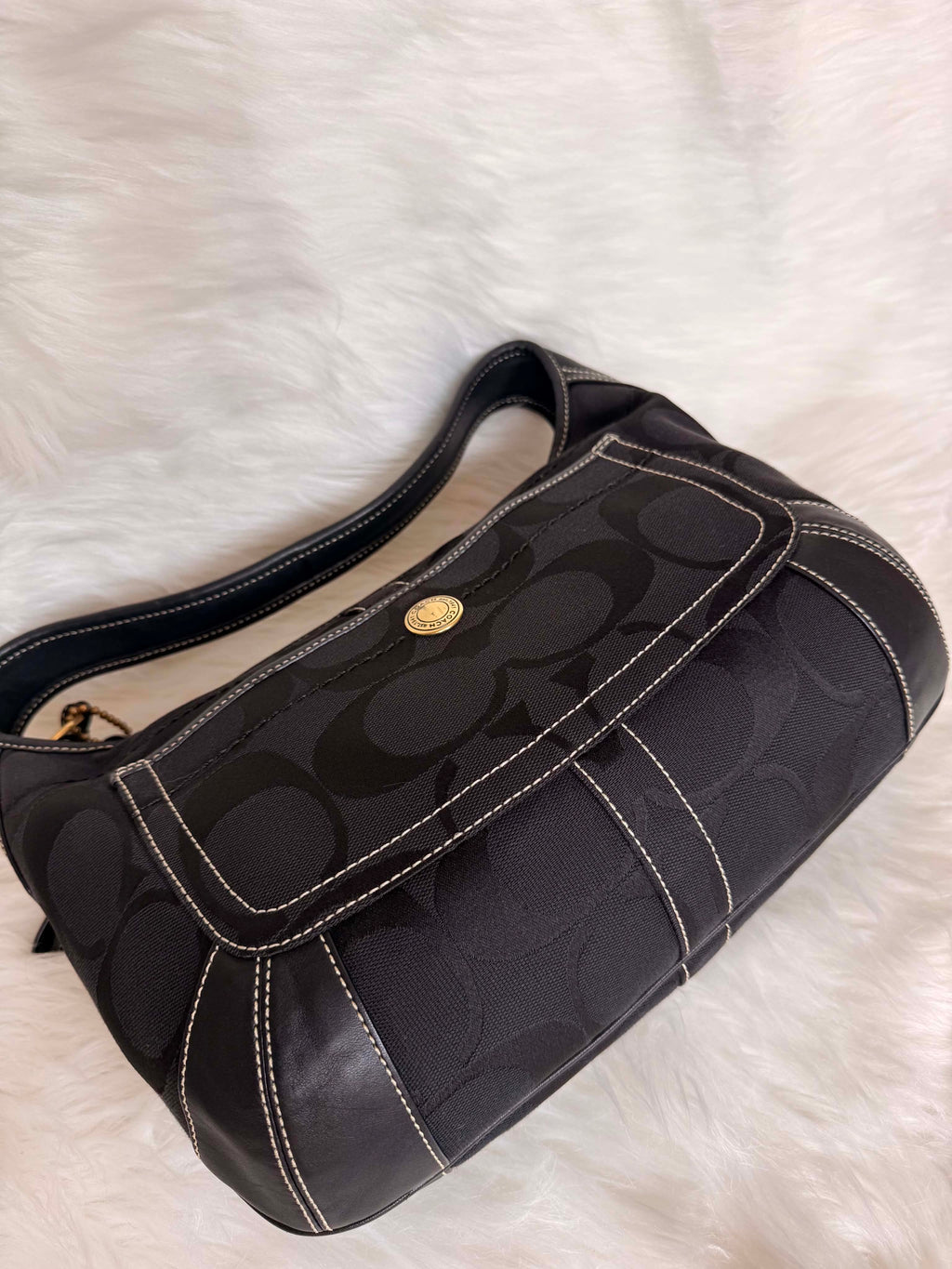 Coach Ergo Hobo Shoulder Bag with Gold Hardware