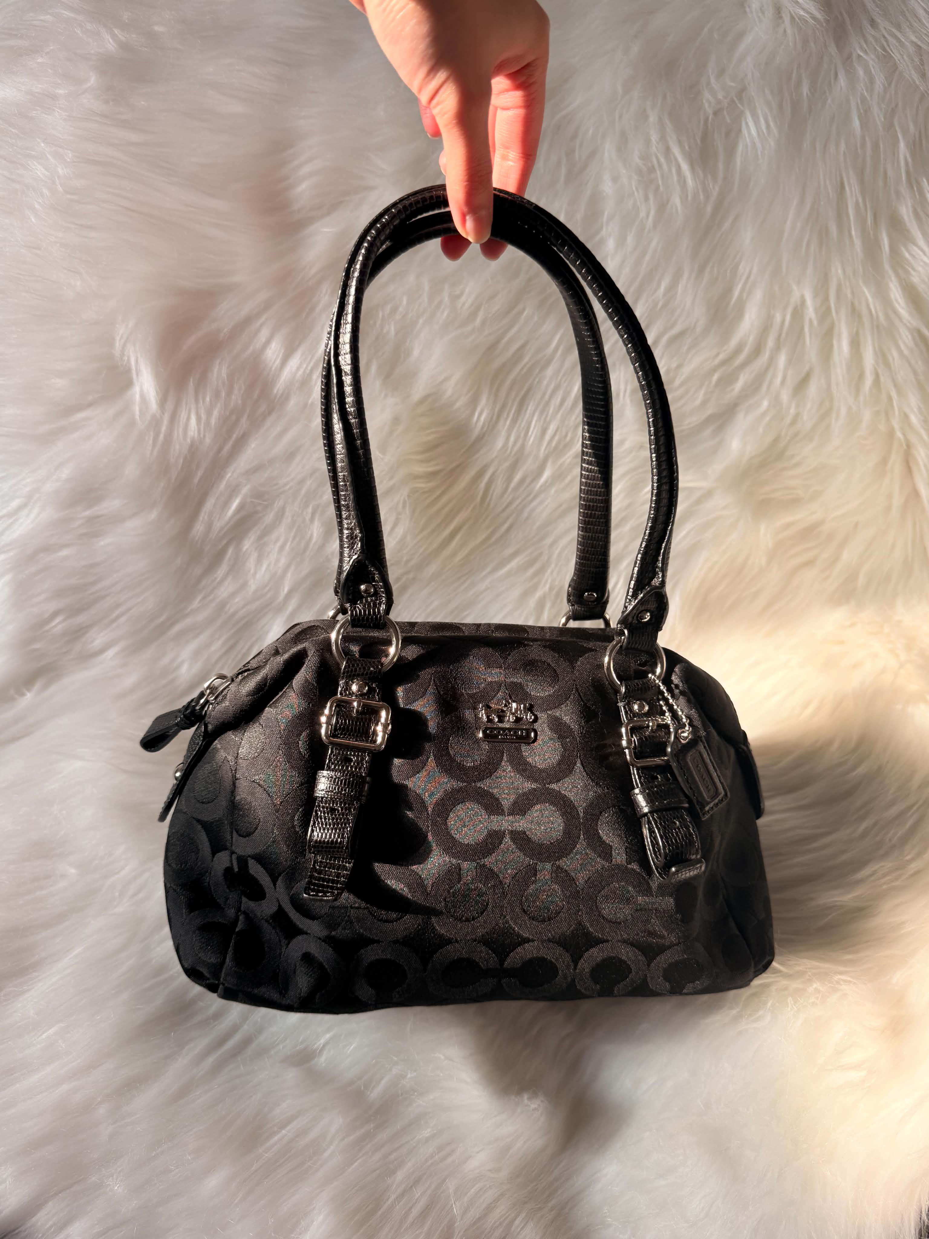 Coach Signature C Mini Satchel Shoulder Bag