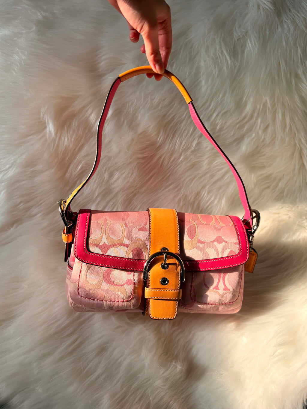 Coach Soho Double Pocket Flap / Baguette