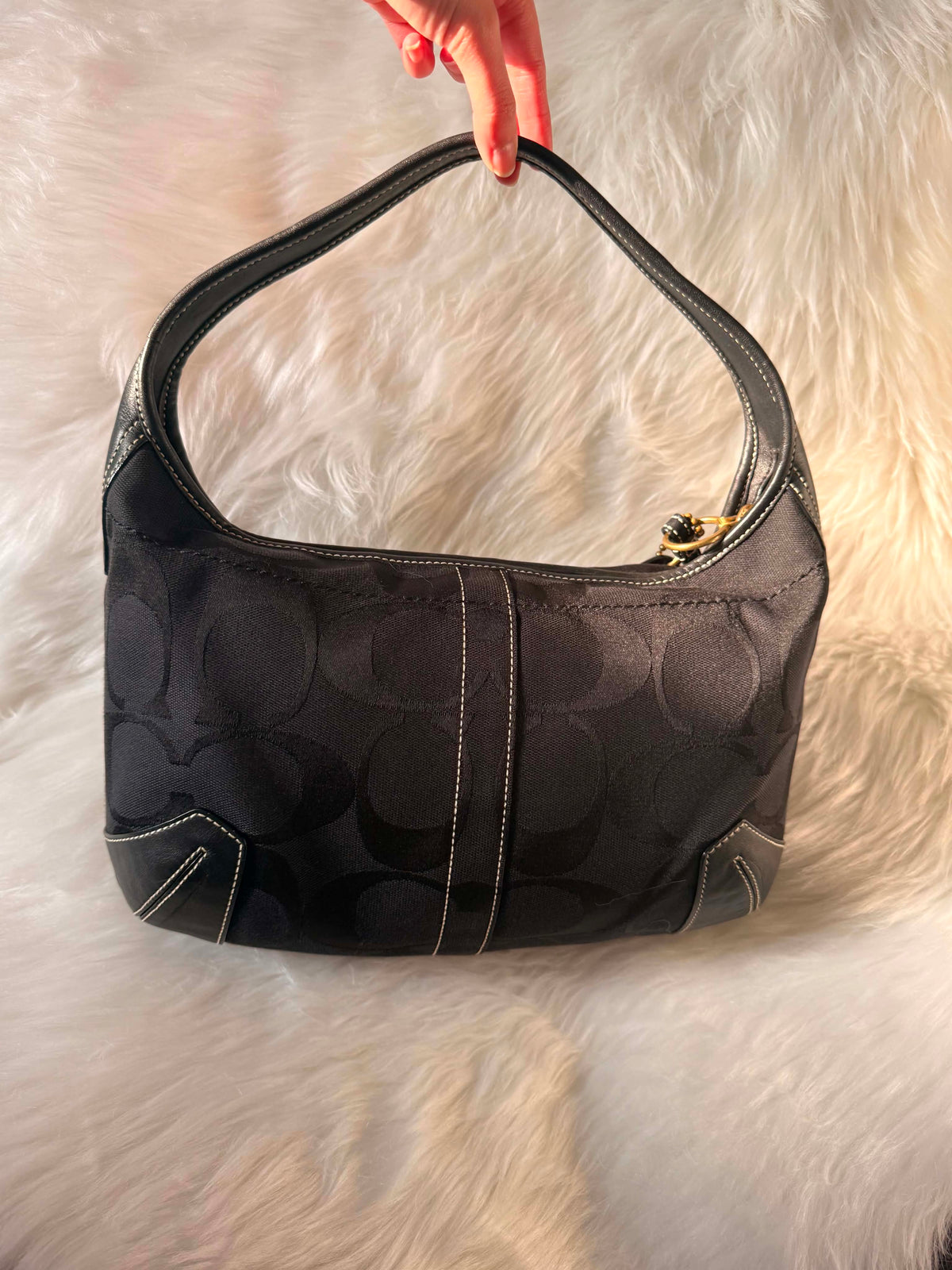 Coach Ergo Hobo Shoulder Bag with Gold Hardware