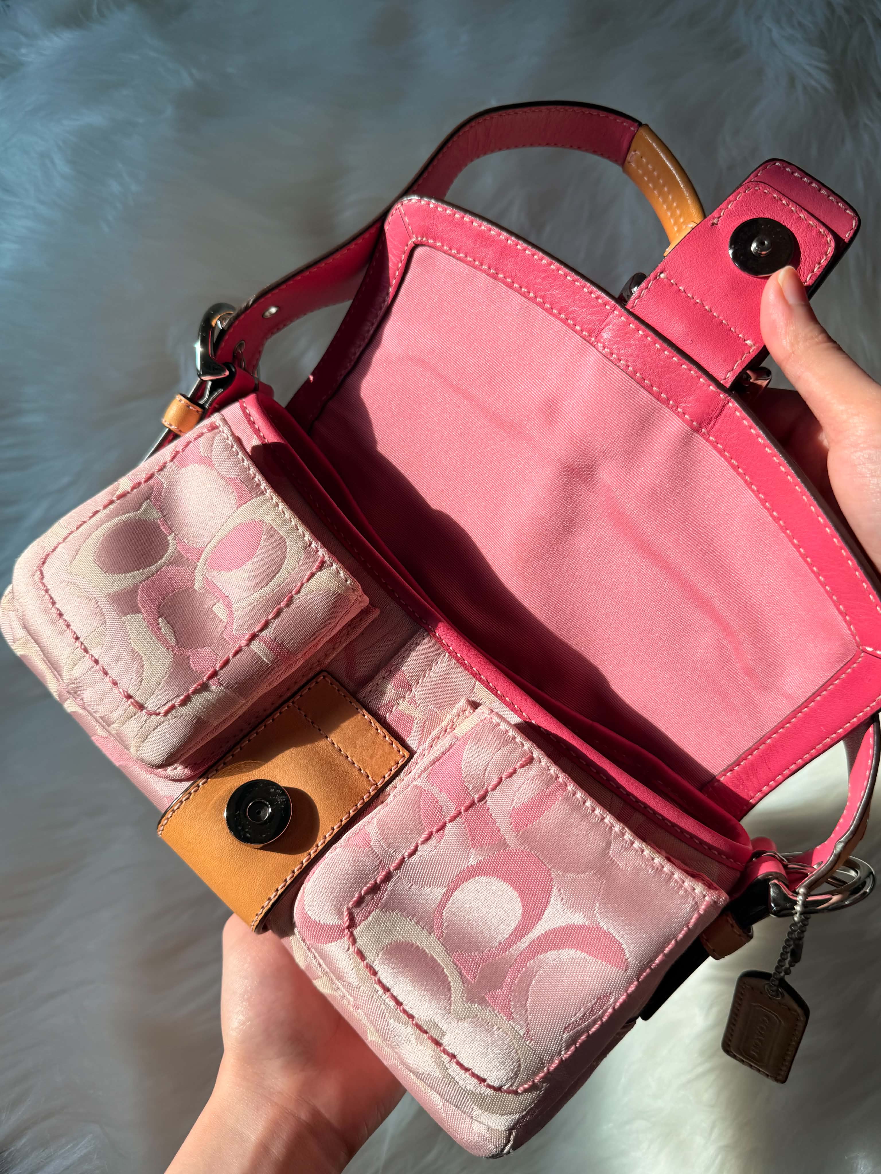 Coach Soho Double Pocket Flap / Baguette