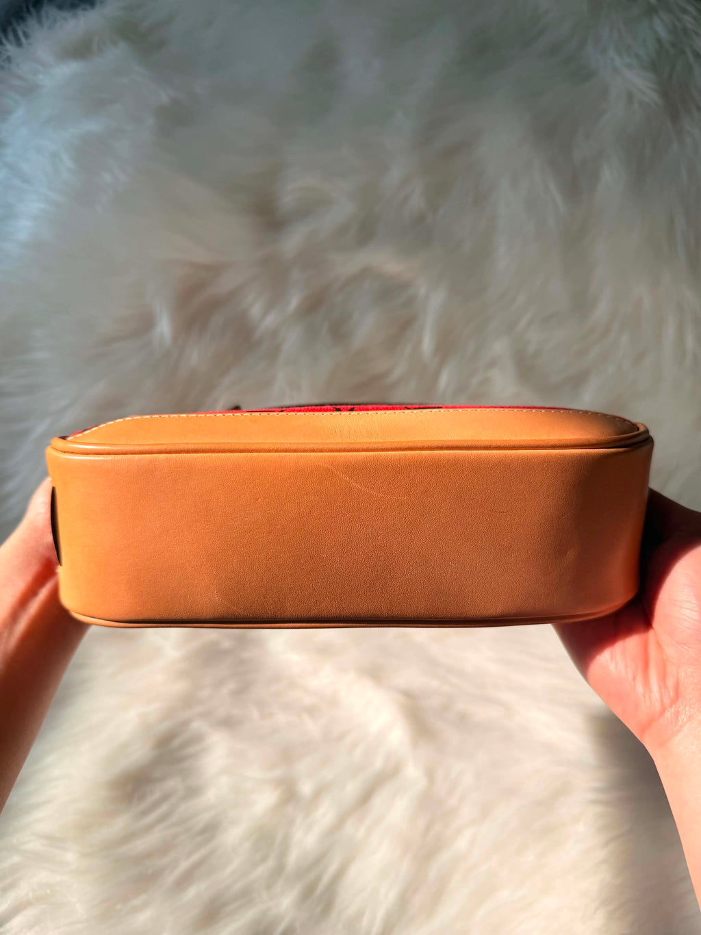 Coach Red Demi Mini Shoulder Bag