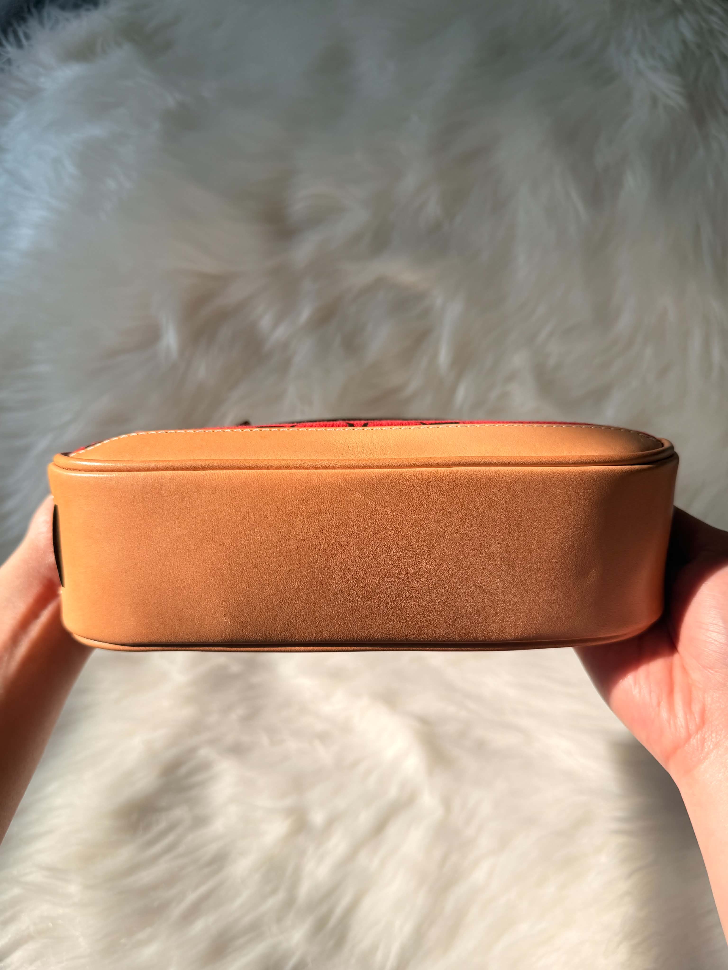 Coach Red Demi Mini Shoulder Bag