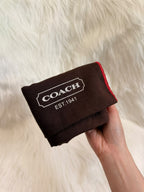 Coach Soho Signature Large Flap Baguette / Shoulder Bag