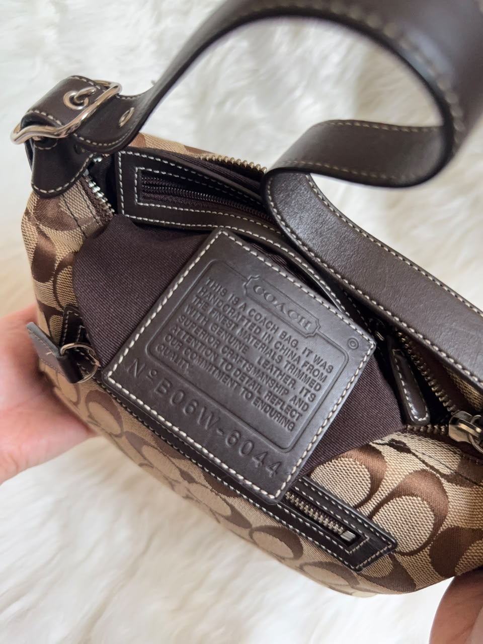 Coach Soft Signature Demi Baguette