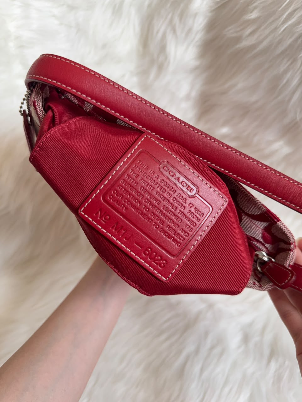 Coach Signature Demi Baguette